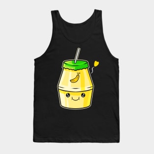 I Love Banana Milk Milk Shake And Banana Tank Top